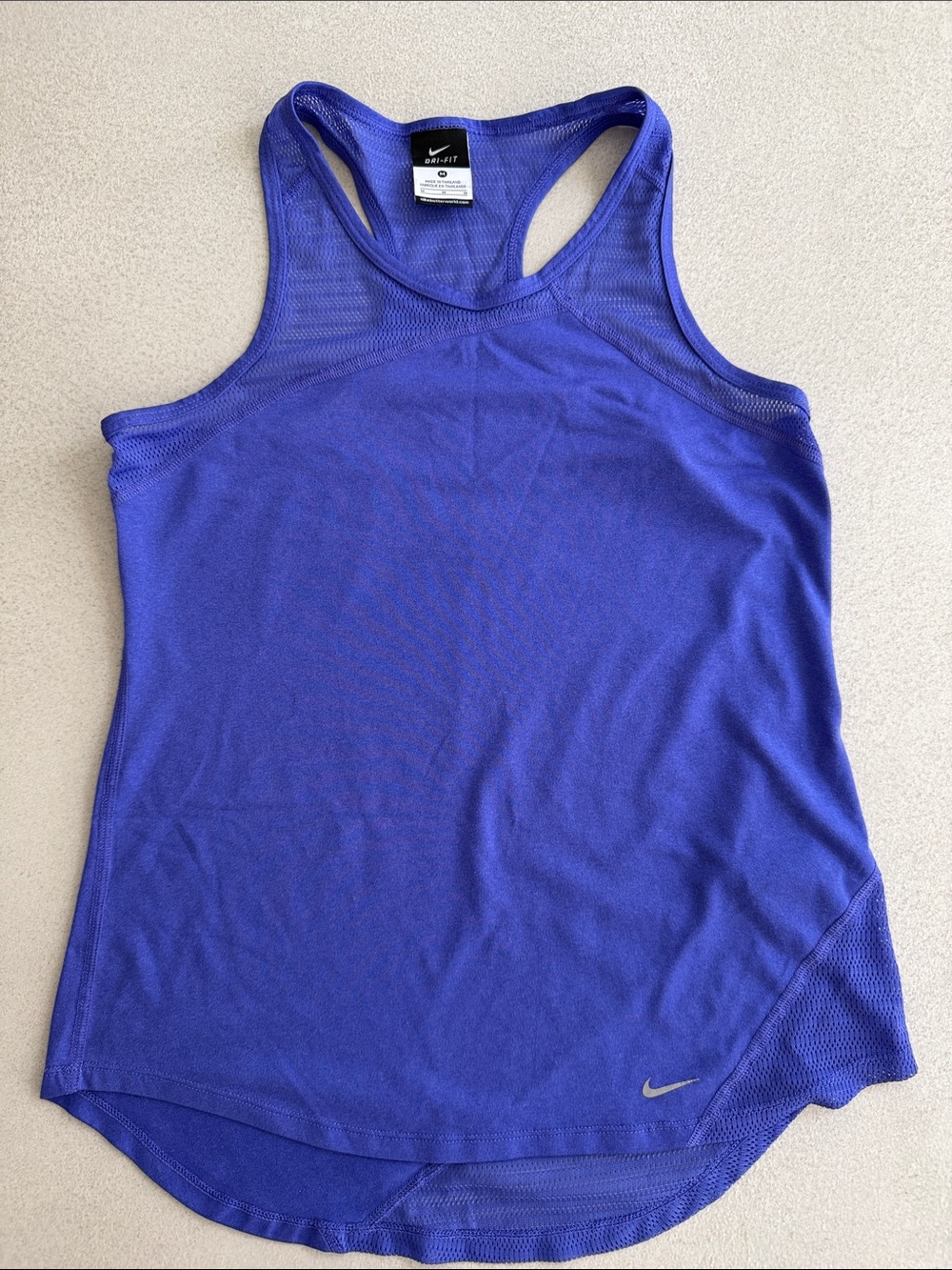 Nike Women’s Royal Purple Dri-FIT Racerback Tank
